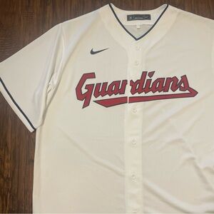 Nike Cleveland Guardians MLB White Jersey NWOT